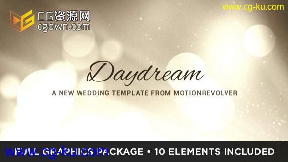 AE模板 优雅白色婚礼视频制作 Videohive Daydream Wedding的图片1