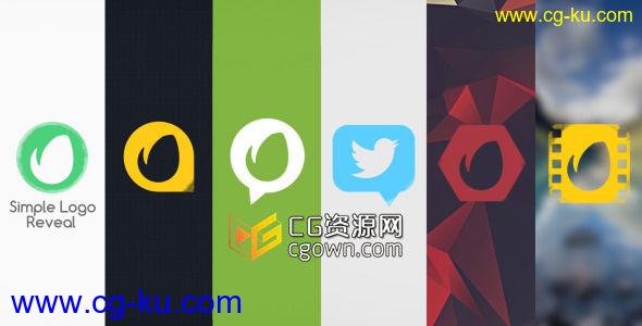 AE模板 水墨滴落下演绎标志动画 Videohive Simple Logo Reveal的图片1