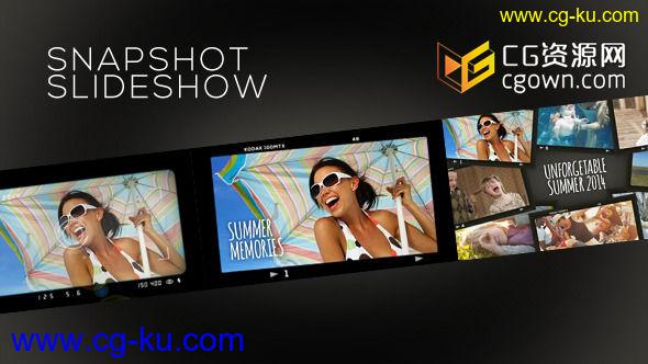 AE模板 快胶卷照效果 经典色相册 Videohive SnapShot Slideshow的图片1