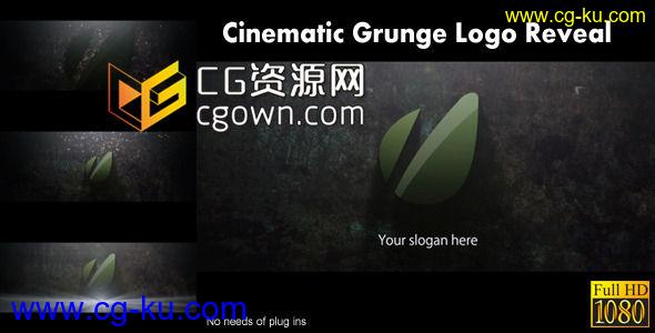 AE模板 电影片头标志动画 Videohive Cinematic Grunge Logo Reveal的图片1