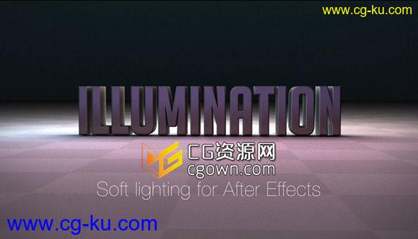 AE模拟柔光灯环境照明脚本 Aescripts BR Illumination V1.01 带使用教程的图片1