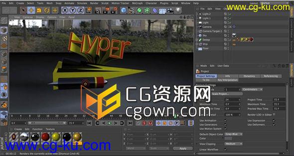 C4DR16全面基础培训视频教程 CINEMA 4D R16 Essential Training (Lynda)的图片1