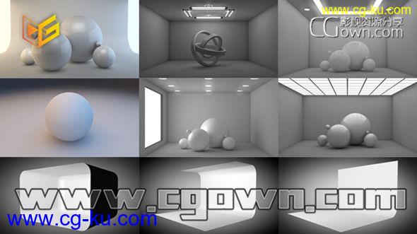 C4D灯光预设文件 MotionSquared Light Kit v3.0 Cinema 4D的图片1