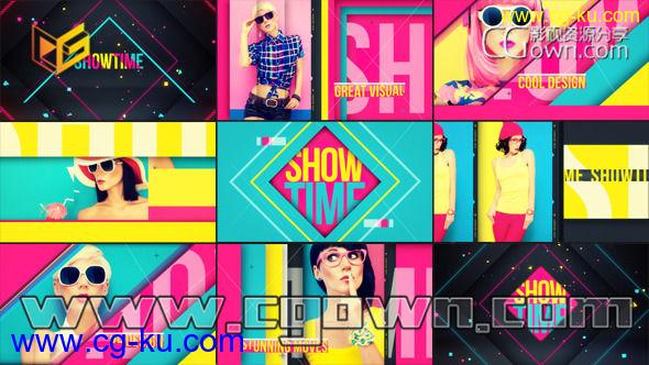 【精品】AE模板 电视栏目包装时尚品牌展示秀设计 Showtime 7889950的图片1