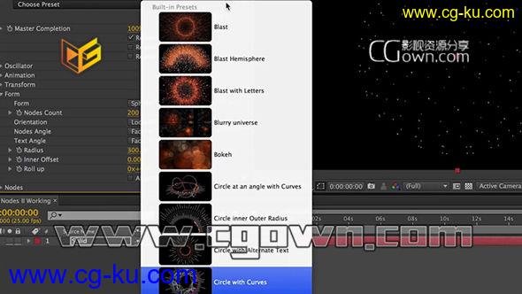 AE教程 新一代强大点线粒子插件 Nodes 2 详细使用视频教程 带插件 免费下载的图片1