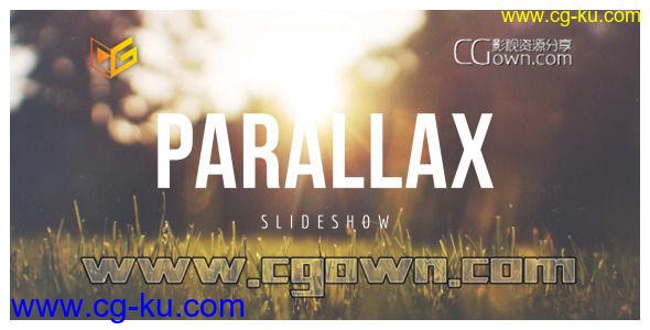 AE模板 完美视差滚动效果幻灯片图片动感展示 Parallax Scrolling Slideshow的图片1