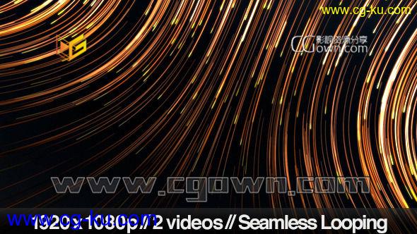 2组抽象光迹光纤未来技高速运动步道背景 Bright Speed Motion Trails Background 6588619的图片1
