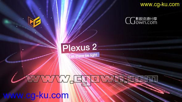 AE教程-使用Plexus 2 插件创建缤纷多彩炫丽三维粒子光线光束 带工程文件的图片1