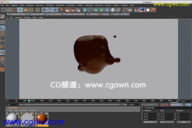 C4D制作随音乐舞动的融球教程的图片1