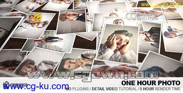 AE模板 感动快照相片展示视频 Videohive One Hour Photo 7262039的图片1