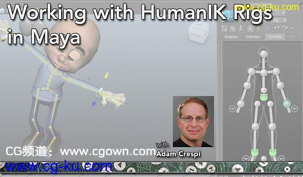 Lynda– Working with HumanIK Rigs in Maya的图片1