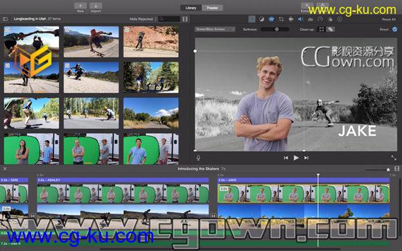 苹果视频编辑软件 Apple iMovie 10.0.7 中文英文版本的图片1