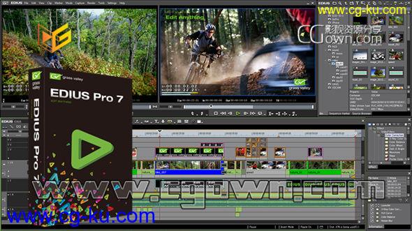 EDIUS Pro 7.50 Build 191 (x64) 非线性编辑软件 永久使用版的图片1
