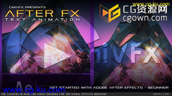 AE教程 相关文字动画特效工具使用专业培训视频教程 带工程文件的图片1