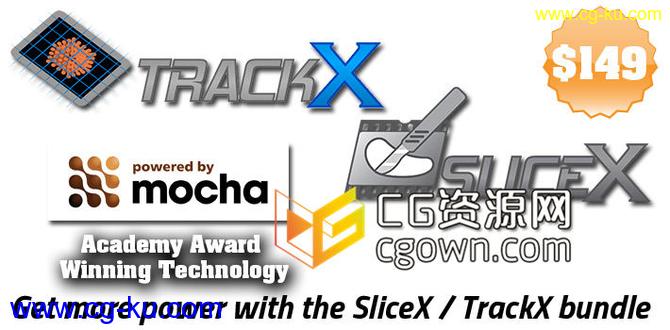 FCPX插件 追踪遮罩 Coremelt SliceX and TrackX by Mocha 2.8.2的图片1