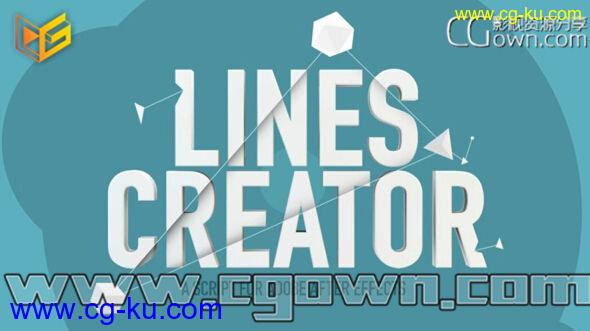 AE脚本 对象之间连线运动图形MG动画效果 Lines Creator v1.35的图片1