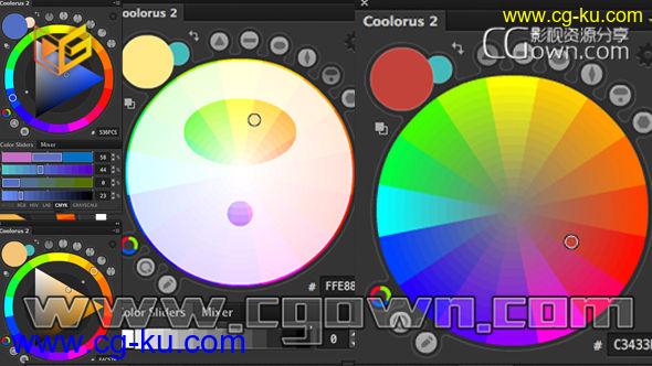 PS插件 配色神器 Coolorus v2.5.3 for Photoshop CC 2014.2 (Win/Mac)的图片1