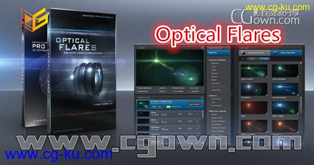 AE镜头光晕耀斑插件 Optical Flares v1.3.5 带所有预览文件 支持AE CC2015的图片1