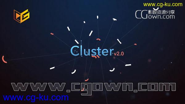 AE脚本 Cluster v2.03 对象点线连接工具 Motion Graphic动画神器的图片1