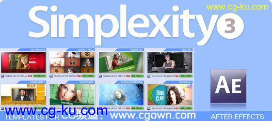 《DJ出品高效简洁AE模板系列3》Digital Juice Simplexity Collection 3 for After Effects的图片1