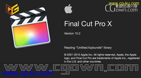 Apple Final Cut Pro X 10.2.2 (Mac OS X) 苹果视频剪辑软件含中文版的图片1