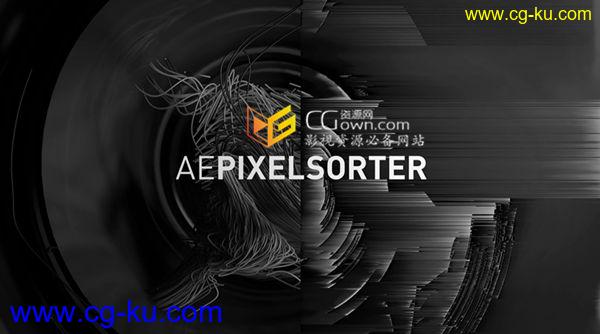 AE插件 Pixel Sorter v1.02 像素拉扯分离效果带汉化补丁 含教程的图片1