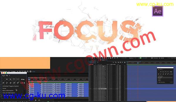 AE脚本 Focus v1.0 Win/Mac 运动图形MG动画图层关键帧显示处理脚本的图片1