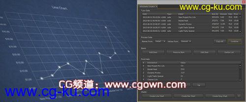 AE脚本 快速创建数据信息图表动画 更新v1.04版本 带视频教程的图片1