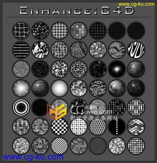 178多种C4D材质预设合集 EnhanceC4D v1.03.230 Cinema4D插件的图片1
