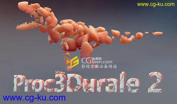 Proc3durale v2.0.1 C4D插件 物体抽象融化变形动画体积化生成器的图片1