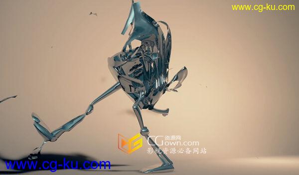 C4D教程 使用布几何力学撕毁运动图形 CINEMA 4D教程的图片1