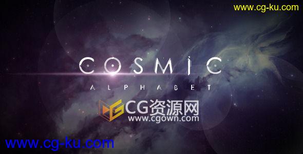 AE模板 未来高科技宇宙星际科幻风格英文文字标题字幕 免费下载的图片1