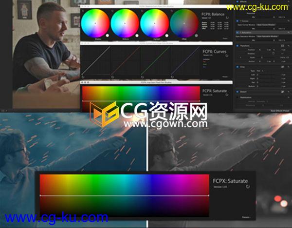 FCPX插件 专业调色大师1.2S新版带视频教程 更新支持macOS Sierra 10.12系统的图片1