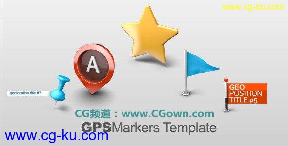 Videohive Map Markers(地图标签模板)的图片1