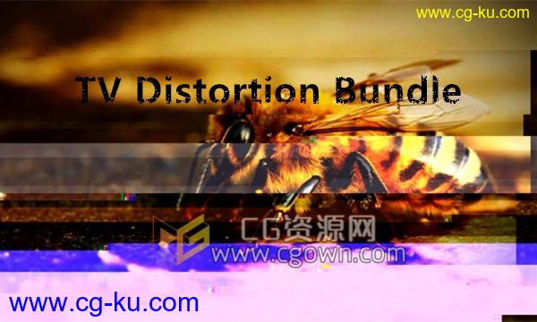 自动安装TV Distortion Bundle v2.0.7 插件支持AE与PR信号干扰失真像素损坏的图片1