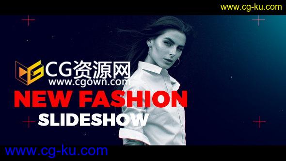 Fashion时尚片头制作时装秀服装促销视频动画效果AE模板的图片1