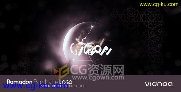 Particle Logo 粒子标志片头动画工程AE模板免费下载的图片1