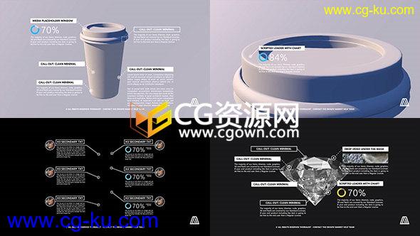 AE模板产品物体详细介绍线条指示标注信息图表动画的图片1