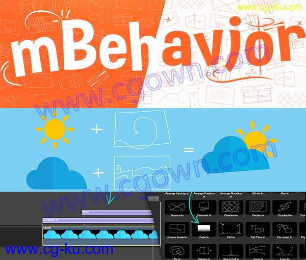 FCPX Behavior第1季插件160种图形动画动作效果预设+视频教程的图片1