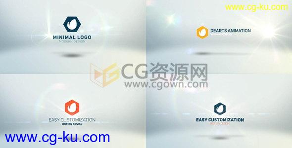 企业标志片头3种动画风格光效LOGO展示视频AE模板的图片1