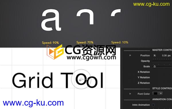 免费下载FCPX插件 ProFont Typeface 英文字母数字符号书写动画预设的图片1