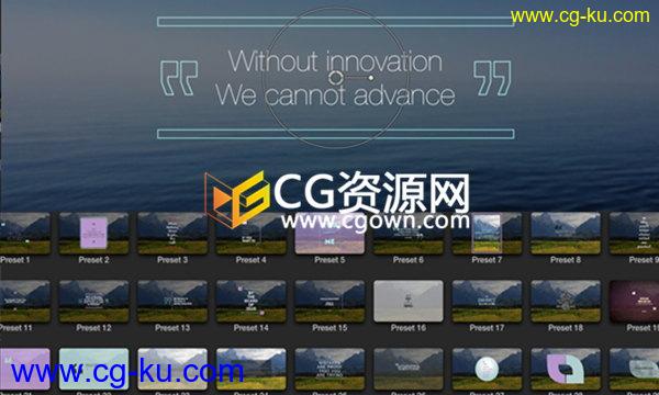 FCPX插件 ProIntro Quotes 第2季 共30种引用概述文字标题动画的图片1