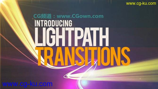 FCPX五彩炫光线转场插件LightPath Transitions for Final Cut Pro X的图片1