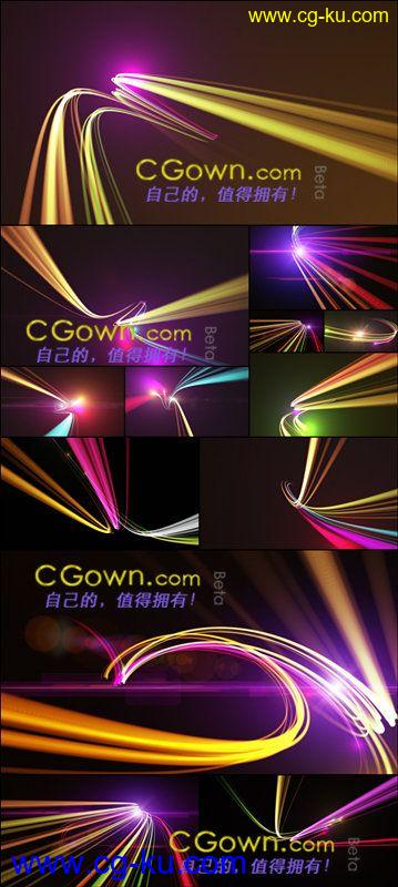 FCPX五彩炫光线转场插件LightPath Transitions for Final Cut Pro X的图片3