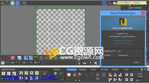 UV贴图修改插件PolyUnwrapper v4.2.9 支持3ds Max 2010~2018的图片1