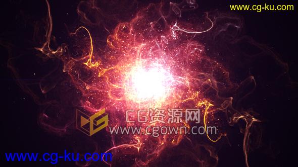 AE模板星辰粒子特效演绎标志动画LOGO片头工程文件的图片1