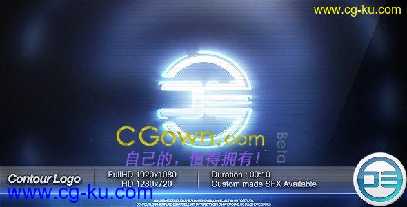 Videohive Contour Logo Social Media Network模板的图片1