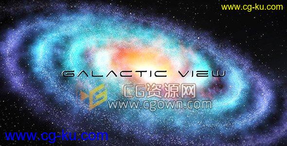 宇宙银河星云粒子特效宣传片头视频动画下载AE模板的图片1