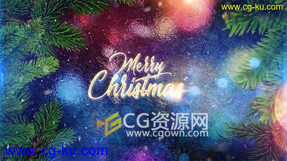 圣诞节祝贺庆祝Christmas快乐片头视频制作工程-AE模板的图片1