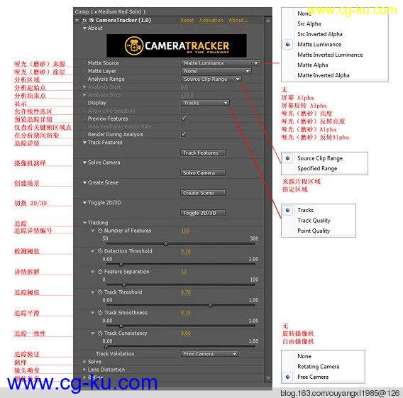 AE 追踪插件The Foundry CameraTracker 1.0v6 中英文对照PDF的图片1